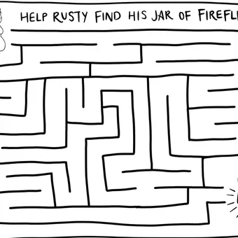 Help Rusty Find His Jar of FireFlies — activity preview
